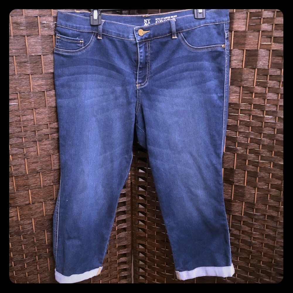 N Y &Co Stretchy Cropped Jeans